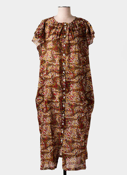 Rochie lungă portocaliu CHICOSOLEIL femeie