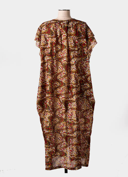 Rochie lungă portocaliu CHICOSOLEIL femeie