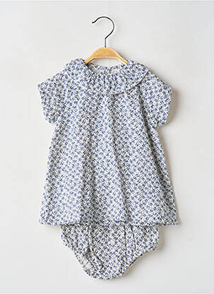 Set șort talie elastică albastru PETIT BATEAU fată
