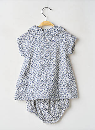 Set șort talie elastică albastru PETIT BATEAU fată