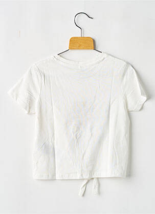 Tricou elasticitate mâneci scurte alb NAME IT fată