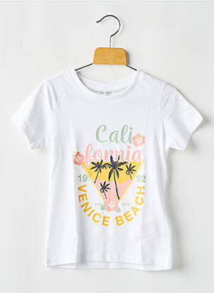 Tricou alb NAME IT fată