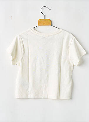 Tricou elasticitate mâneci scurte bej NAME IT fată