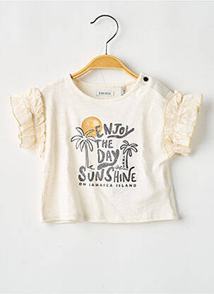 Tricou bej IKKS fată