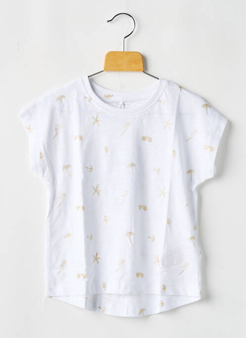 Tricou alb NAME IT fată