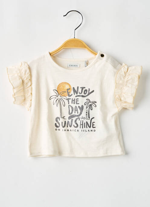 Tricou bej IKKS fată