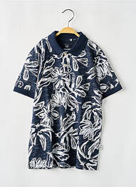 Polo elasticitate mâneci scurte albastru JACK & JONES băiat