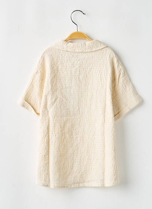 Cămașă cu mâneci scurte bej NAME IT băiat