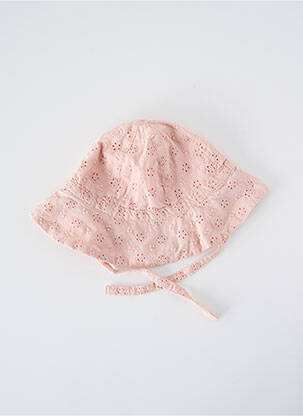 Pălărie închidere cu legături de legat roz PETIT BATEAU fată