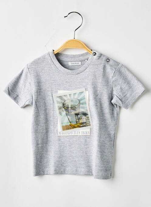 Tricou gri IKKS băiat