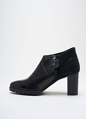 Botine/ghete material neted toc de 4 la 6 cm negru MITICA femeie