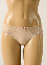 Tanga efect material satinat piele SIMONE PERELE femme