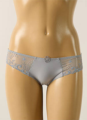 Chilot efect material satinat gri SIMONE PERELE femeie