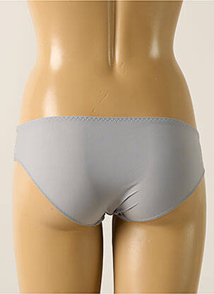 Chilot efect material satinat gri SIMONE PERELE femeie