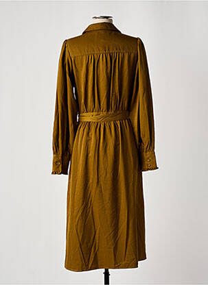 Rochie midi mâneci lungi mâneci lungi verde FRNCH femeie