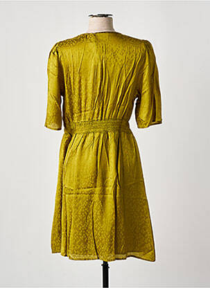 Rochie midi mâneci scurte mâneci scurte verde LA PETITE ETOILE femeie
