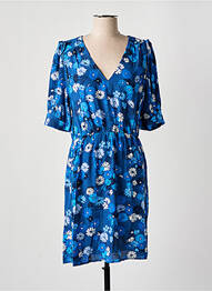 Rochie scurtă mâneci scurte mâneci scurte albastru LA PETITE ETOILE femme