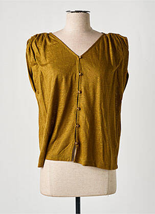 Cămașă verde DES PETITS HAUTS femeie