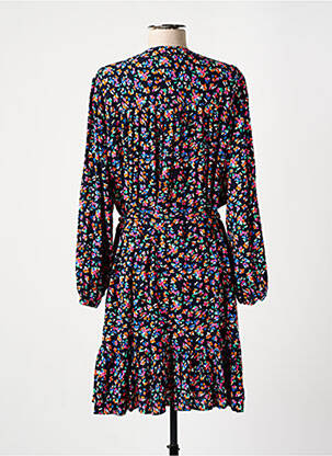Rochie midi croială fluidă mâneci lungi albastru DES PETITS HAUTS femeie