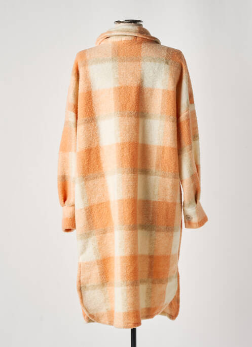 Palton lung portocaliu BOBBIE&BOB femeie