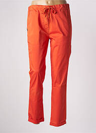 Pantalon 7/8 elasticitate mărime normală portocaliu PAKO LITTO femme
