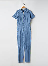 Salopetă-pantalon guler de bluză mâneci scurte albastru PAKO LITTO femme