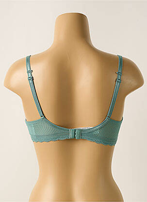 Sutien efect material satinat top sutien modelat verde CHANTELLE femeie
