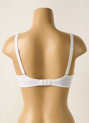 Sutien efect material satinat top sutien modelat alb SIMONE PERELE femeie
