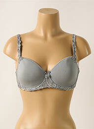 Sutien efect material satinat top sutien modelat gri SIMONE PERELE femeie