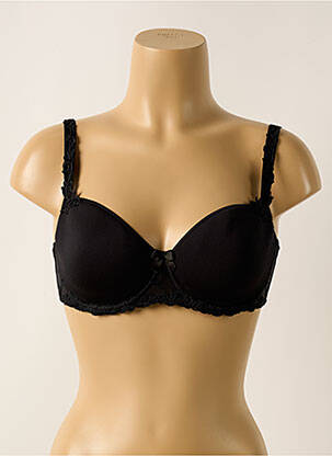 Sutien efect material satinat top sutien modelat negru SIMONE PERELE femeie