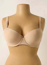 Sutien efect material satinat top sutien push-up piele SIMONE PERELE femme