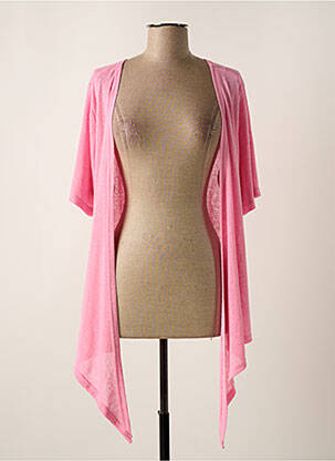 Vestă cu mâneci lungi roz ZHENZI femeie