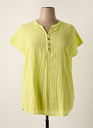 Tunică mâneci scurte galben CISO femeie