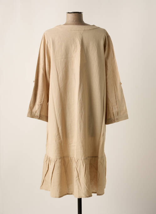 Rochie midi bej ZHENZI femeie