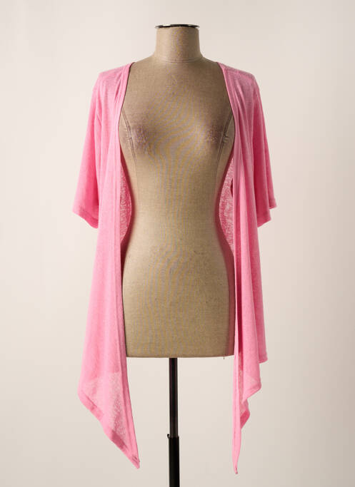 Vestă cu mâneci lungi roz ZHENZI femeie