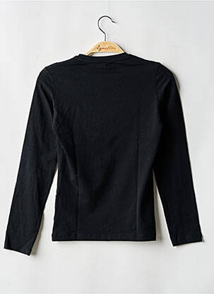 Top croială cambrată mâneci lungi negru CALVIN KLEIN fată