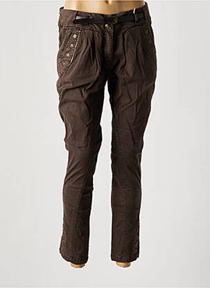 Pantalon slim maro KAPORAL femeie