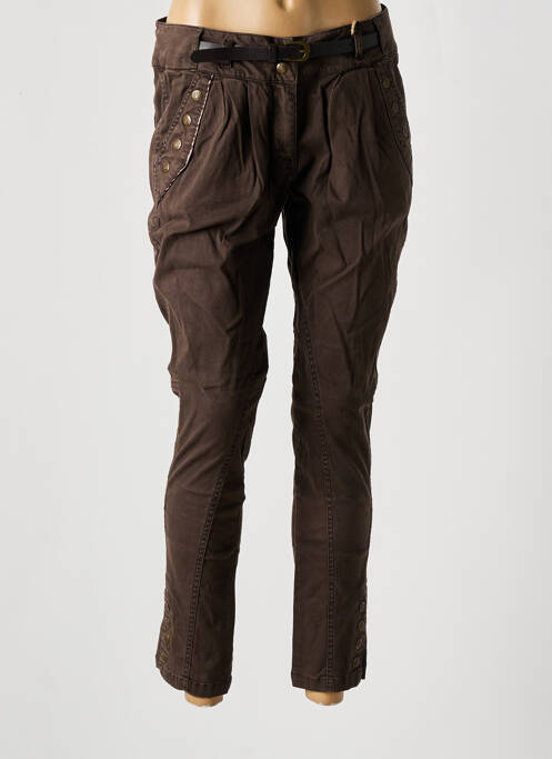 Pantalon slim maro KAPORAL femeie
