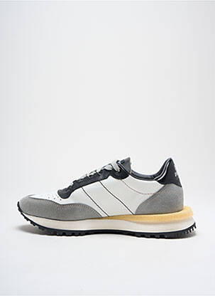 Adidași nubuc toc de 4 la 6 cm gri HIDNANDER femeie