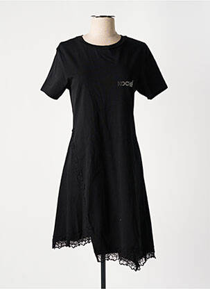 Rochie midi croială fluidă mâneci scurte negru KOCHÉ femeie