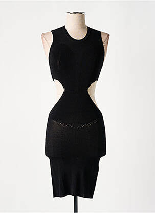 Rochie midi fără mâneci fără mâneci negru ROTATE femeie