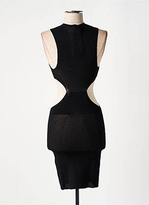 Rochie midi fără mâneci fără mâneci negru ROTATE femeie