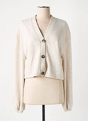 Vestă cu mâneci lungi bej RAGDOLL femeie