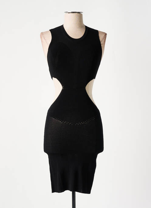 Rochie midi negru ROTATE femeie