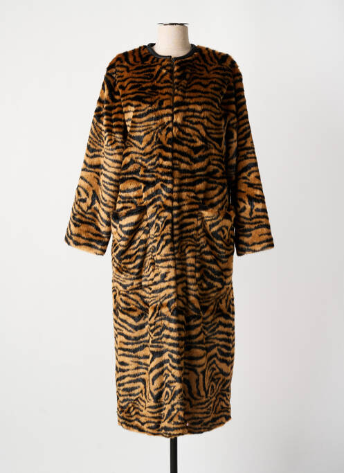 Palton lung maro 8PM femeie