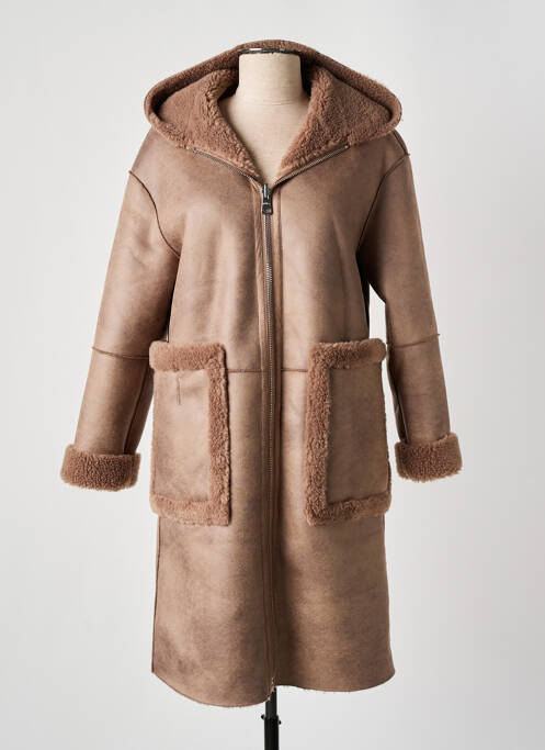 Palton lung maro JAKKE femeie