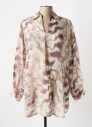 Tunică mâneci lungi maro SAMSOE & SAMSOE femeie