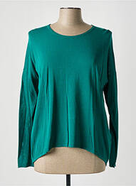 Pulover guler rotund mâneci lungi verde SAMSOE & SAMSOE femme