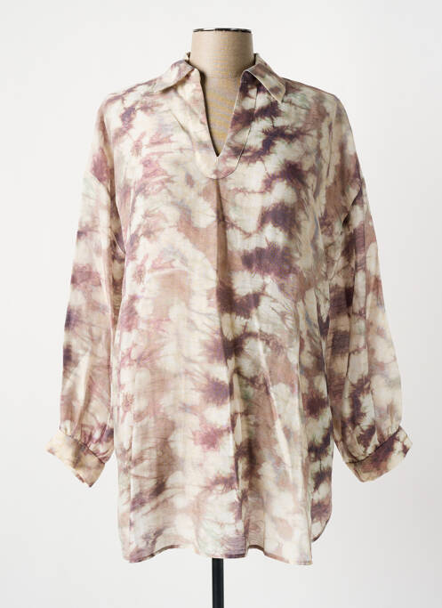 Tunică mâneci lungi maro SAMSOE & SAMSOE femeie