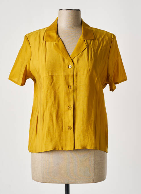 Cămașă galben SAMSOE & SAMSOE femeie